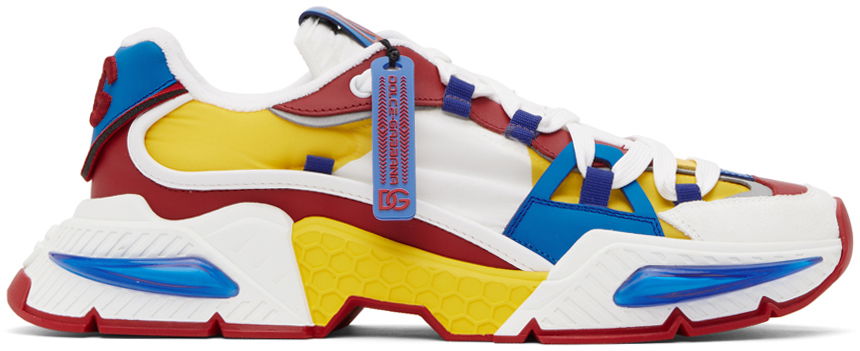 Multicolor Mixed-Material Airmaster Sneakers