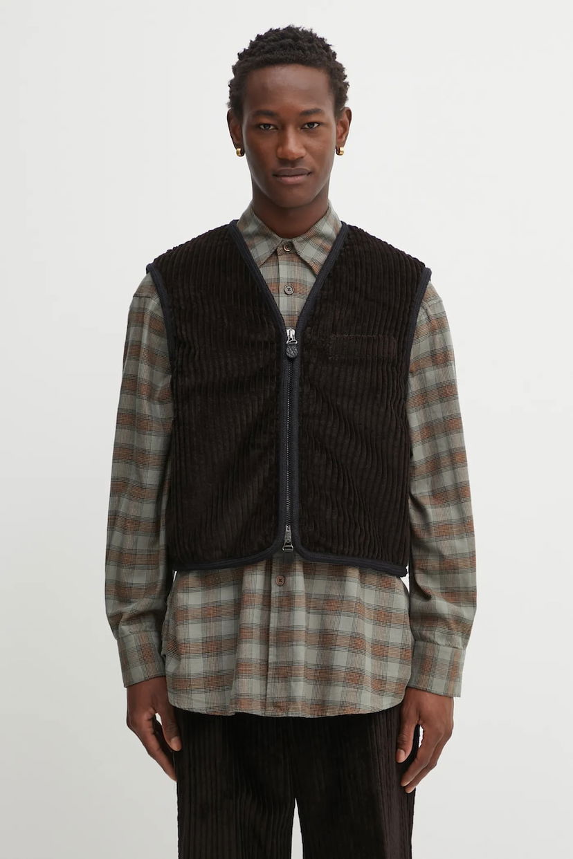Vesta OUR LEGACY Our Legacy Corduroy Vest Čierna | M4251TP