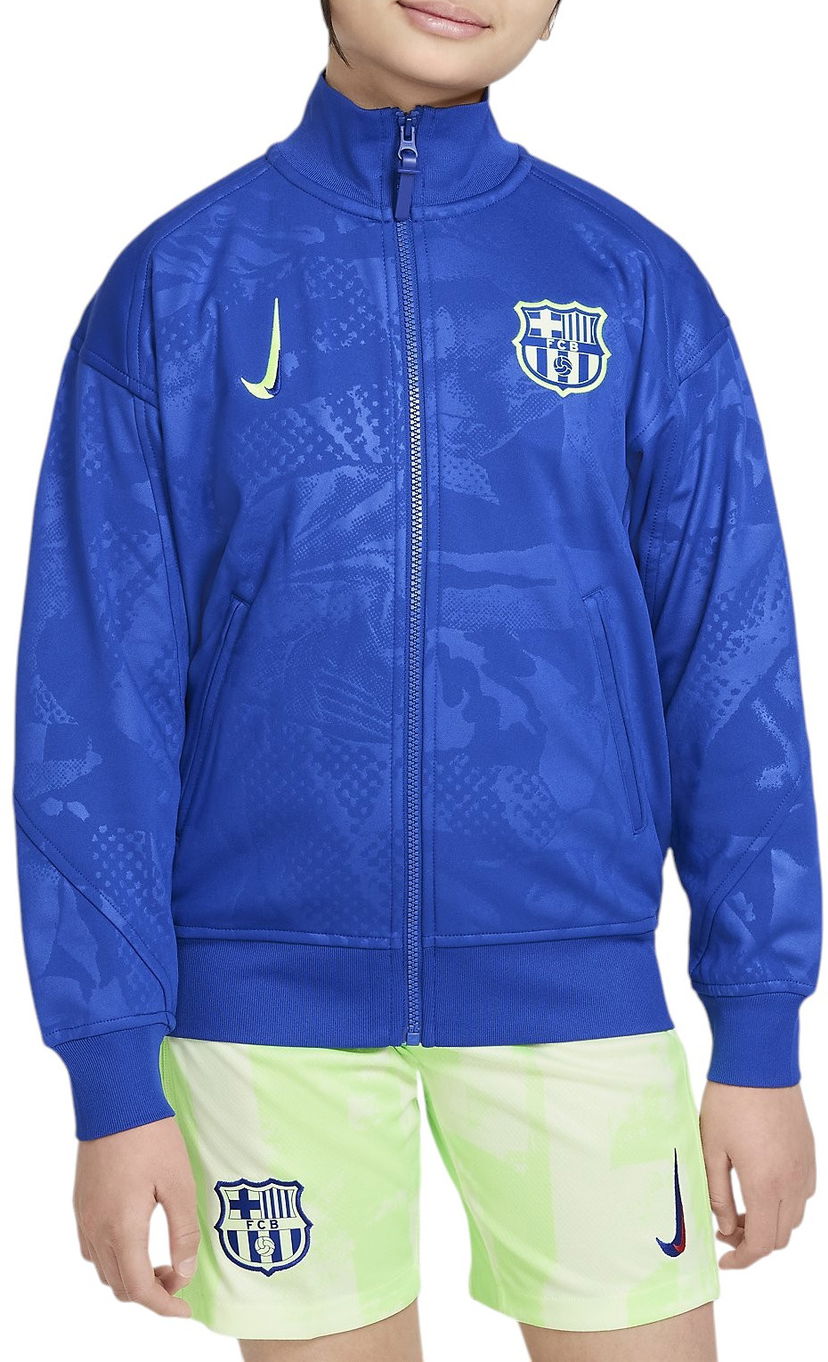 Súprava Nike FCB Anthem Jacket Modrá | fq2706-417