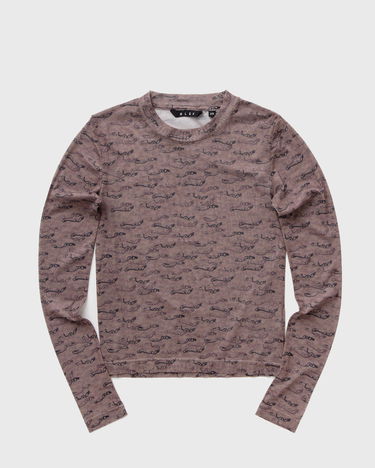 Tričko ØLÅF WIND AOP TOP LS Hnedá | W180106-BROWN, 0