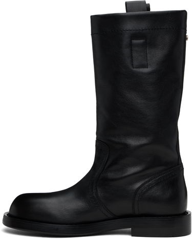 Pláštenka Ann Demeulemeester Ann Demeulemeester Bente Leather Boots Čierna | 2510-M-C32-LT157-099, 2