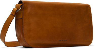 Taška cez rameno Dries Van Noten Dries Van Noten Leather Messenger Bag Hnedá | 251-021511-197, 2