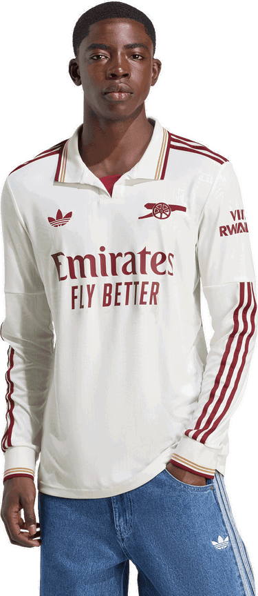 Dres adidas Originals adidas Originals FC Arsenal London Long Sleeve 3rd Jersey Biela | ji9524, 4