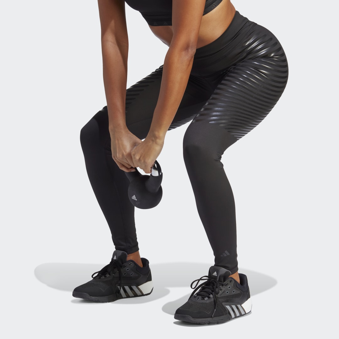 Legíny adidas Originals Techfit Control Full-Length Leggings Čierna | HS7415, 0