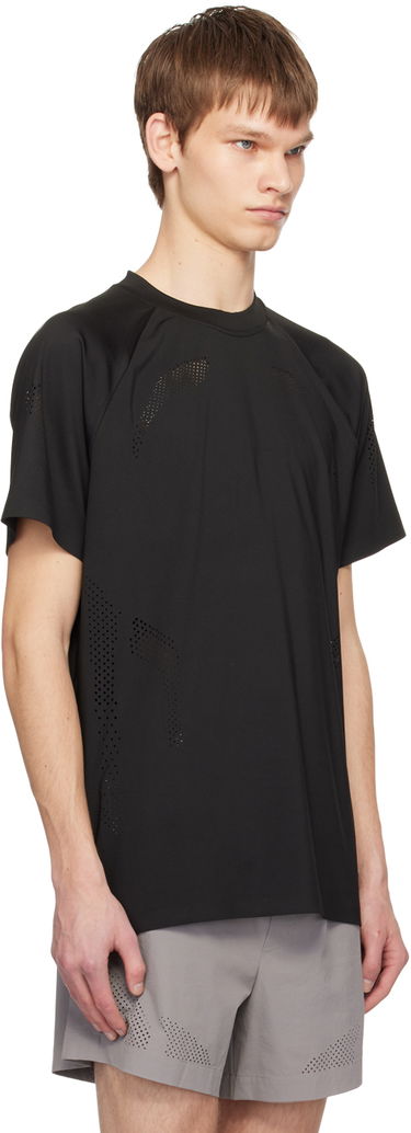 Tričko HELIOT EMIL Intine Perforated T-Shirt Čierna | SS24_M_09_106_BLK01, 1