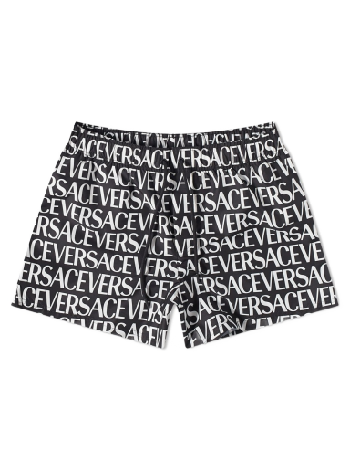 Plavky Versace All Over Logo Swim Short Čierna | 1002516-1A06993-5B040