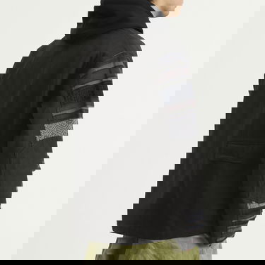 Bunda Maharishi Upcycled Patchwork Shawl Collar Chore Jacket Rôznofarebný | 7142-BLK, 3