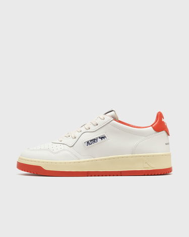 Tenisky a topánky Autry Maison kitsune x Medalist Low 'White & Red' Biela | AULMMK02, 2