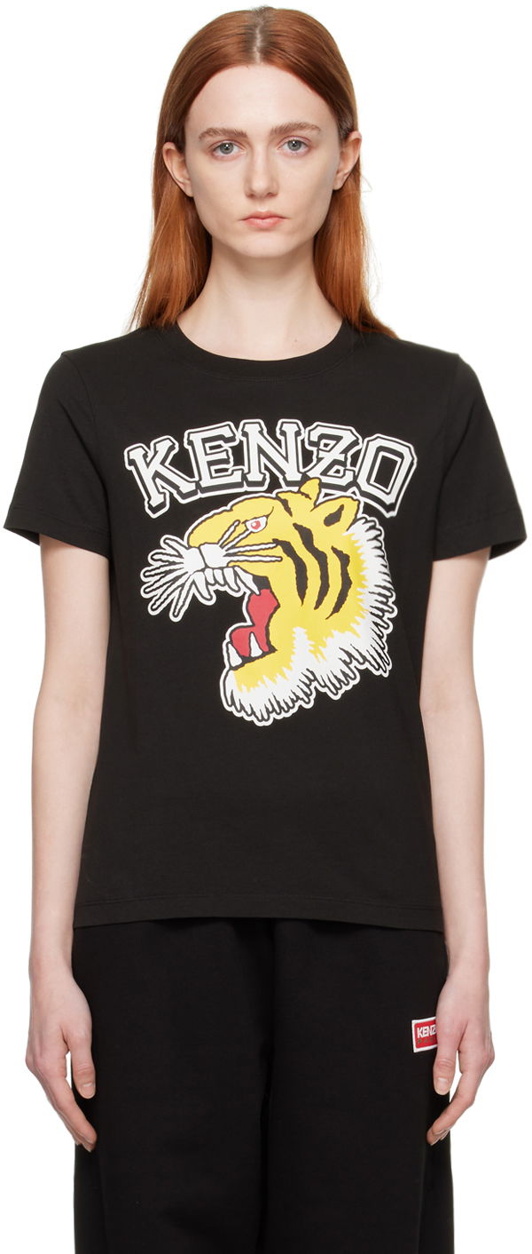 Tričko KENZO Paris Varsity Jungle Čierna | FD62TS0844SO, 0