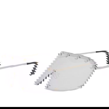 Slnečné okuliare Rick Owens Rick Owens Shielding Sunglasses Metalická | RG0000001-GSILV-1818, 0