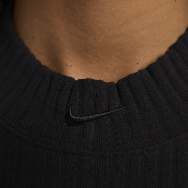 Crop Top Nike Sportswear Chill Knit Čierna | FN3677-010, 1