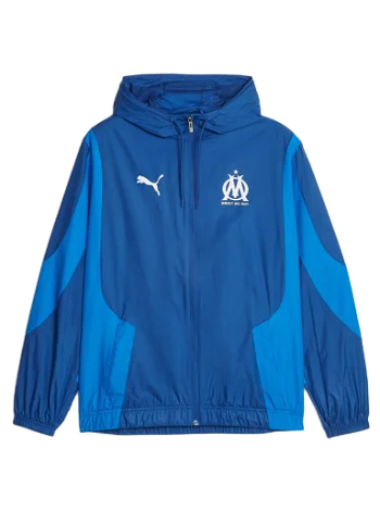 Puma Olympique de Marseille Prematch Fußballjacke Für Herren, Mehrfarbig, Größe: 3XL 771900_02