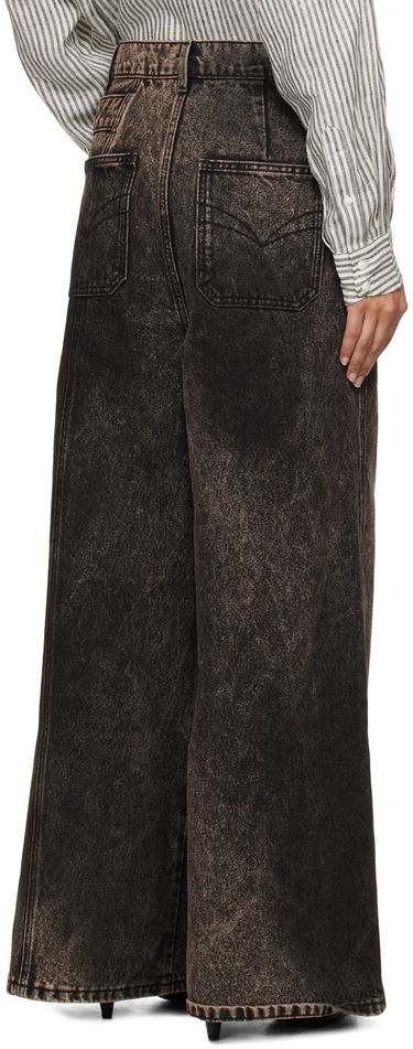Džínsy Feng Chen Wang Feng Chen Wang Wrap Front Jeans Čierna | FUF18TR08, 2