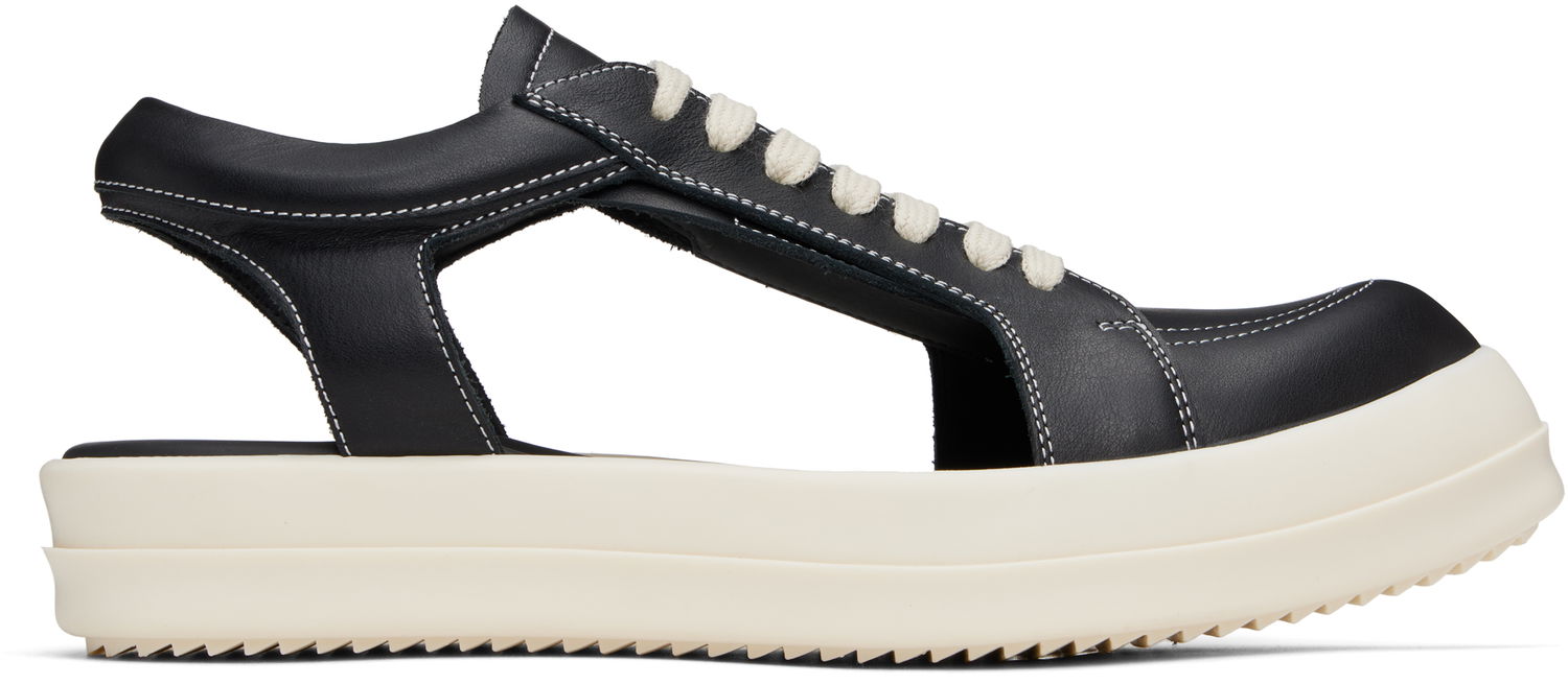 Oblečenie Rick Owens Rick Owens Hollywood Hollowed Vintage Sneaks Čierna | RU01E5888 LCO, 0