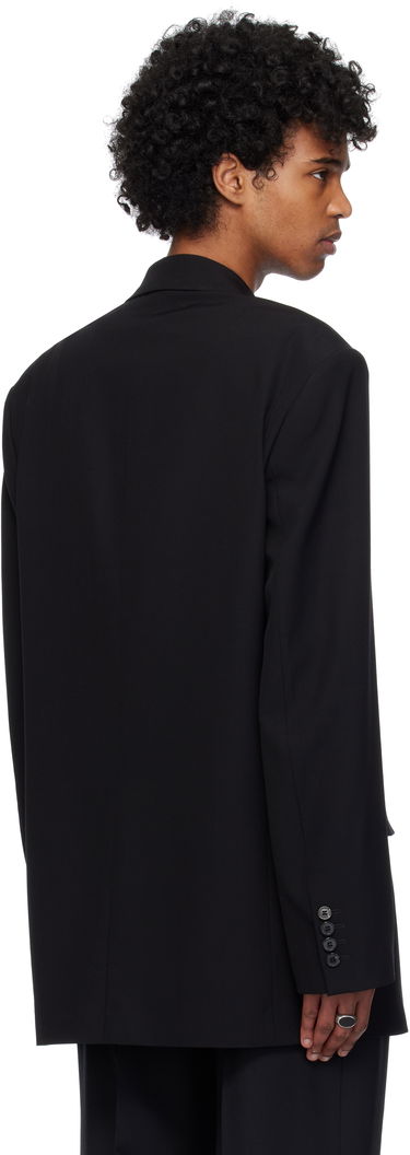Bunda Dries Van Noten Dries Van Noten Double-Breasted Blazer Čierna | 251-020409-1063, 2