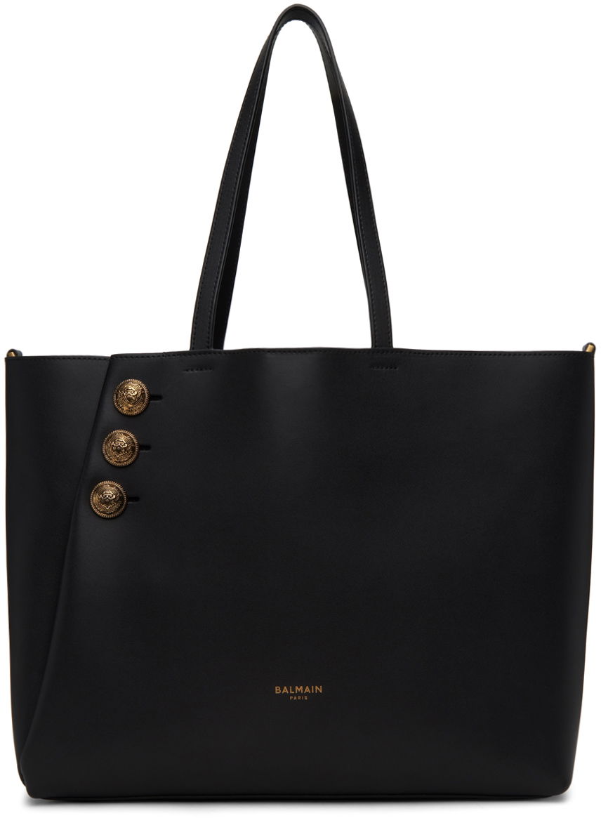 Tote bag Balmain Emblème Tote Bag Čierna | CN1FE836LARN, 0