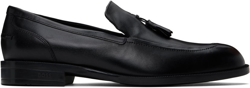 Tenisky a topánky BOSS BOSS Tassel Leather Loafers Čierna | 50531305