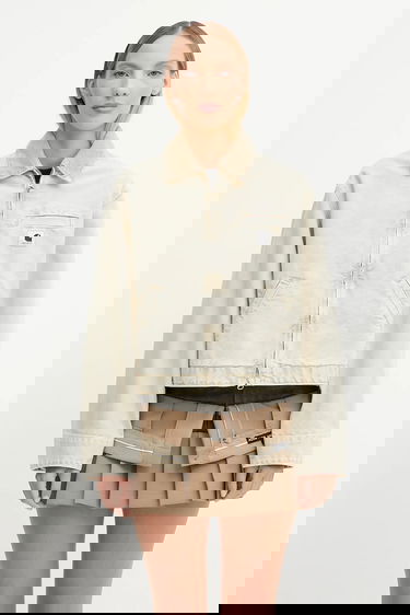 Bunda Carhartt WIP Emery Transitional Cropped Jacket Béžová | I035570.0ME5F, 0