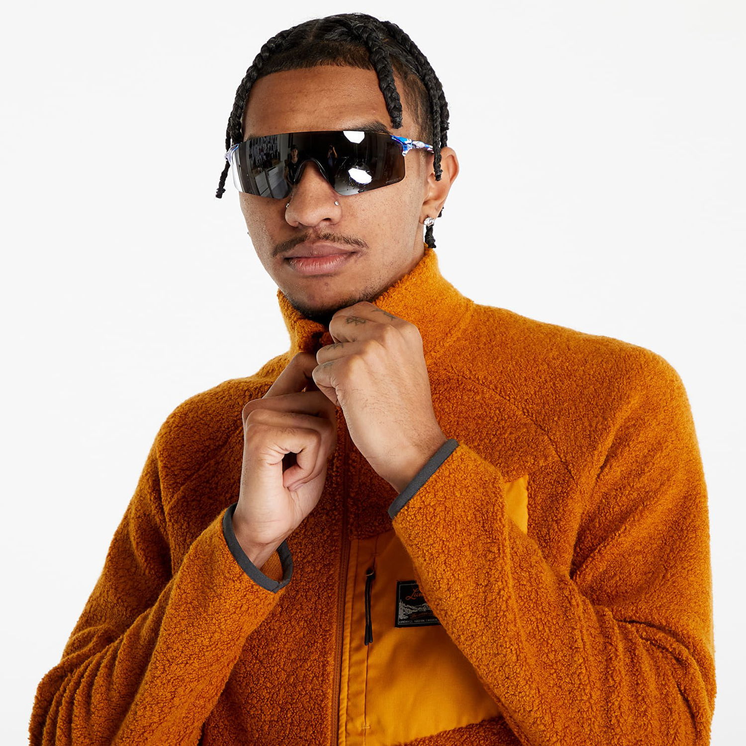 Sveter Lundhags Lundhags Flok Pile Wool Fleece Jacket Oranžová | 1113100-006, 1