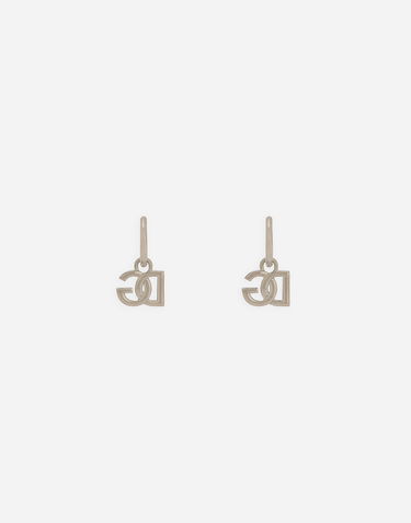 Náušnice Dolce & Gabbana Metal DG Logo Earrings Metalická | WEN5L3W1111G7657, 2