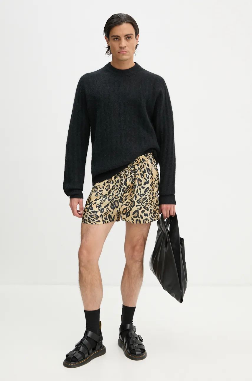 Boxerky Nanushka Silk Shorts Béžová | NM24PFPA04371, 1