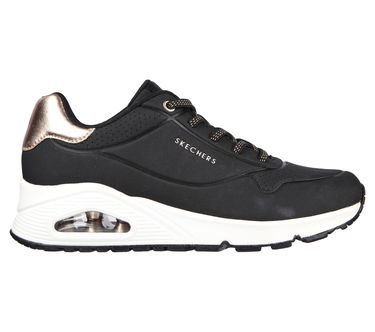 Tenisky a topánky Skechers Uno - Shimmer Away Čierna | 155196-BLK, 3
