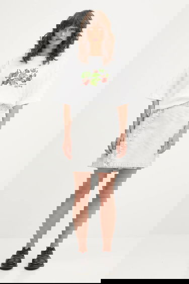 Tričko Carhartt WIP Short Sleeve Oversized T-Shirt Cream Of The Crop Biela | I035244.02XX, 4