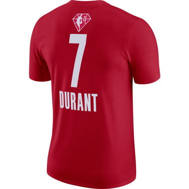 Tričko Jordan All-Star Essential "Kevin Durant Nets" NBA Player Tee Červená | DH7147-612, 1