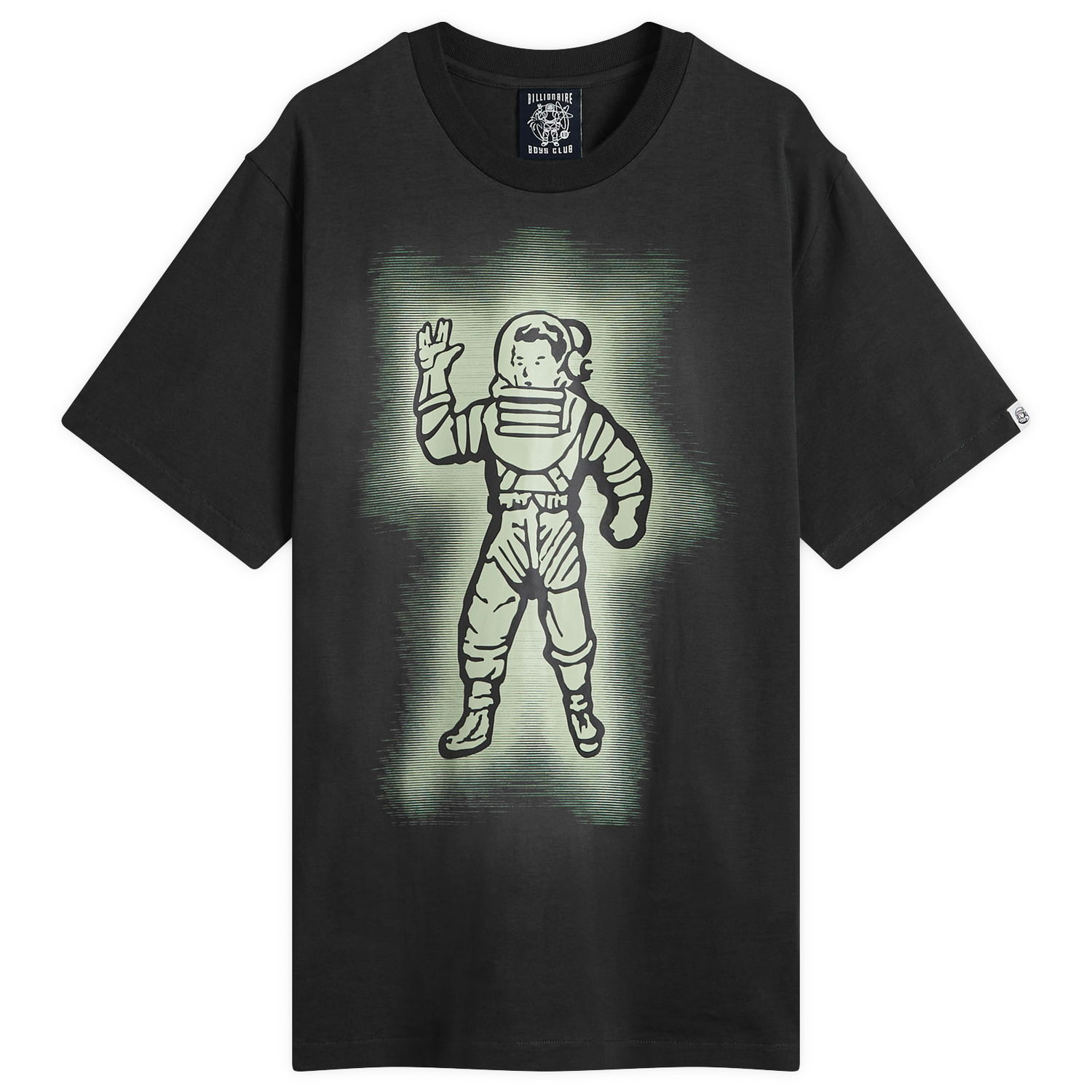 Tričko BILLIONAIRE BOYS CLUB Glow Standing Astro Graphic T-Shirt, Size Large Čierna | B24349-BLK, 0