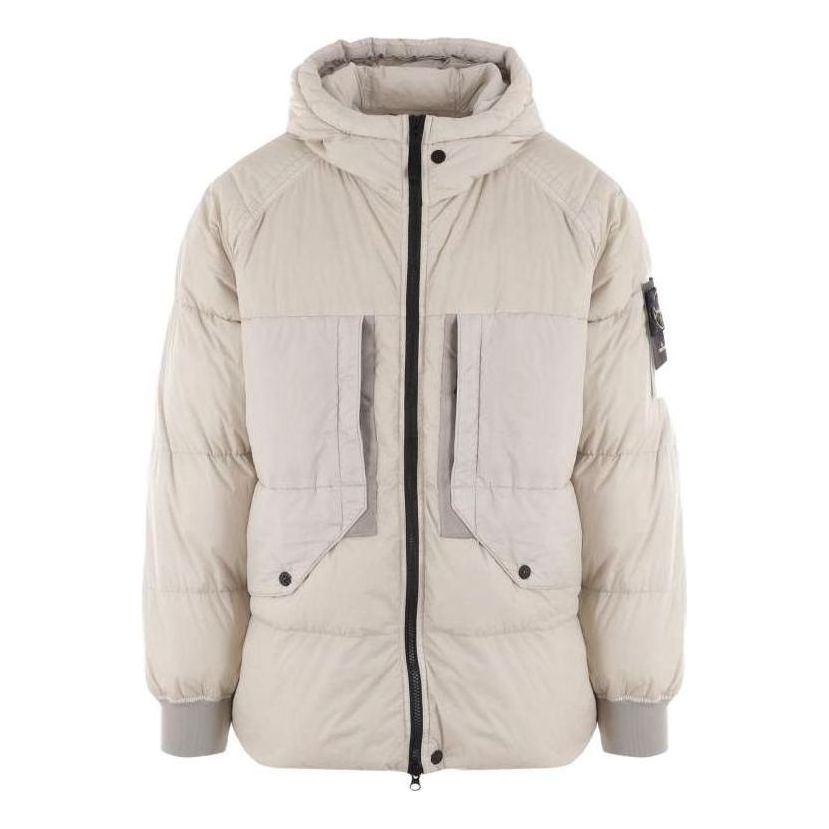 Prešívaná bunda Stone Island Down Jacket Béžová | 791540723-V0097, 0