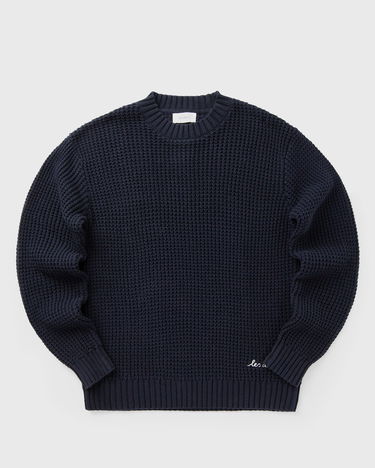Sveter Les Deux Waffle Crewneck Knit Navy | 1000570-460, 2