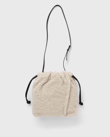 Taška cez rameno Marni Sherpa Drawstring Shoulder Bag Béžová | SBMQ0119Q1-00W11, 2