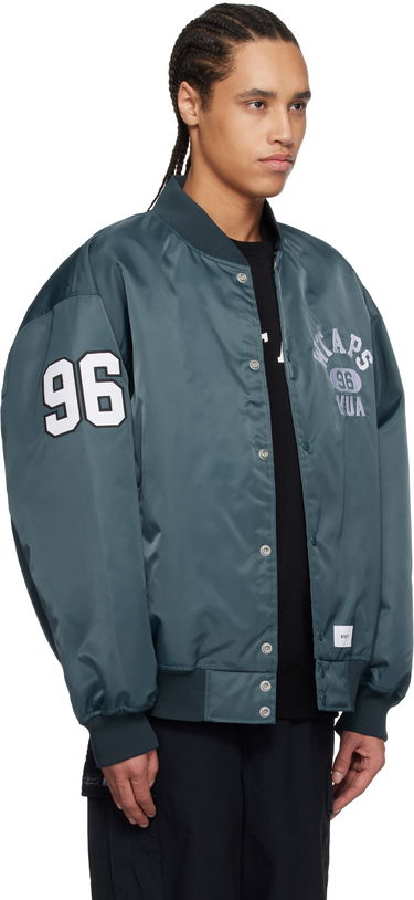 Bomber bunda WTAPS WTAPS Nylon Team Jacket Zelené | 251TQDT-JKM02, 1