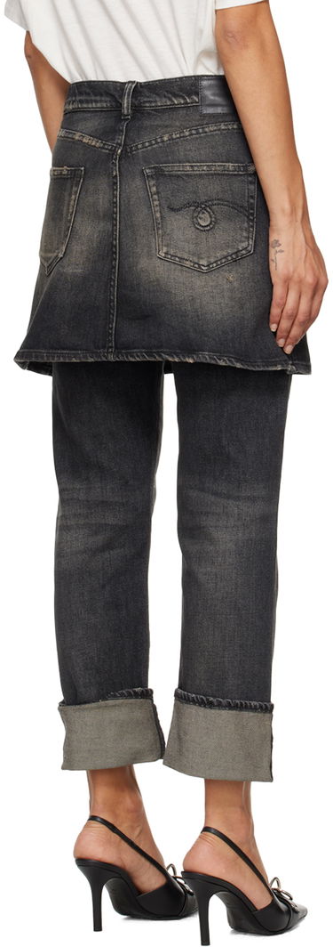 Sukňa R13 R13 Romeo Double Classic Jeans Šedá | R13WD124 D152D, 2