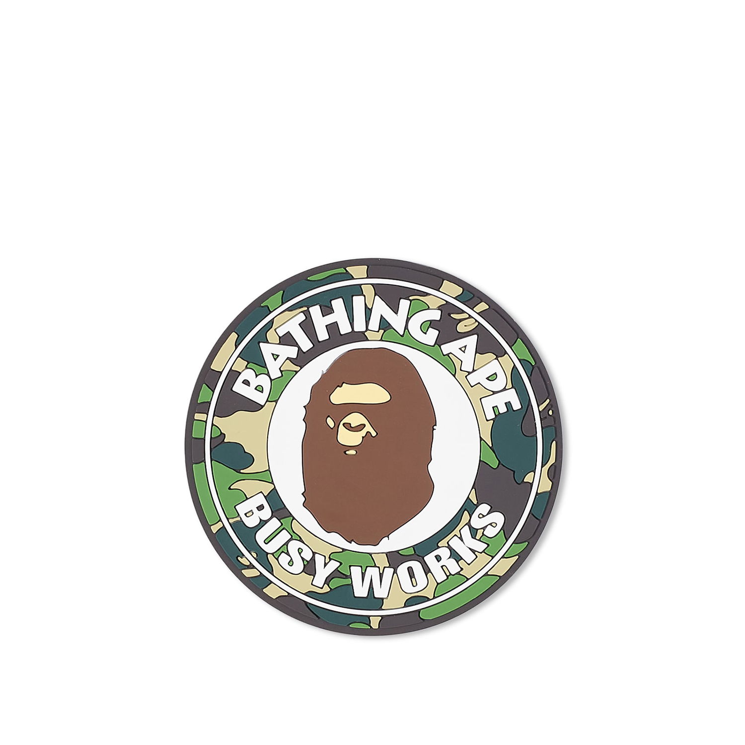 Home decor BAPE A Bathing Ape Abc Camo Busy Works Rubber Coaster Zelené | 001KAJ801006M-GRN, 0