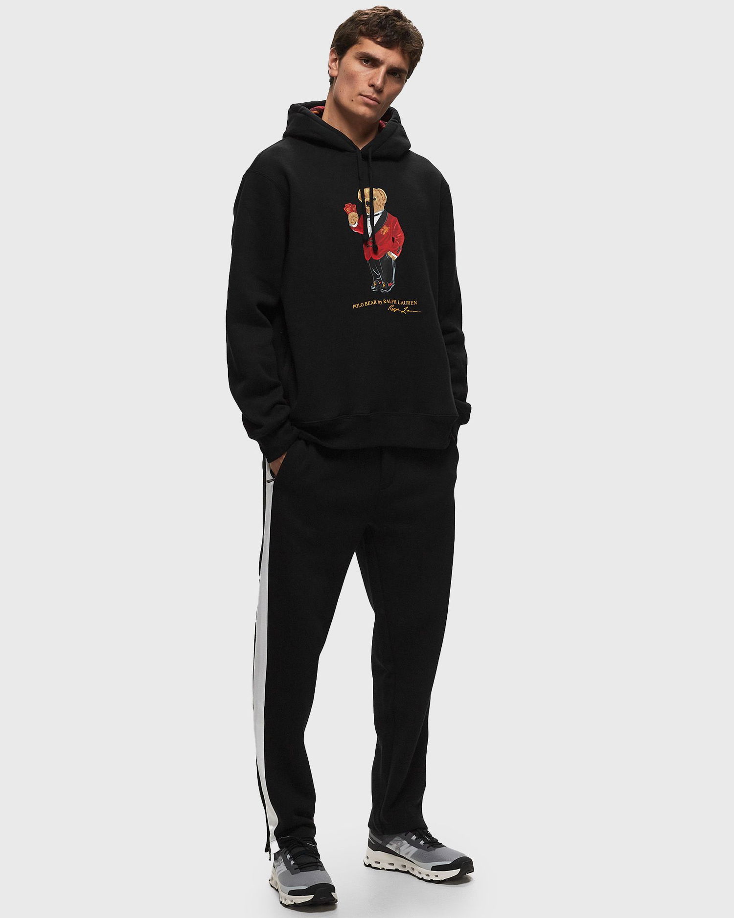 Mikina Polo by Ralph Lauren Lunar New Year Polo Bear Hoodie Čierna | 710926120002, 1