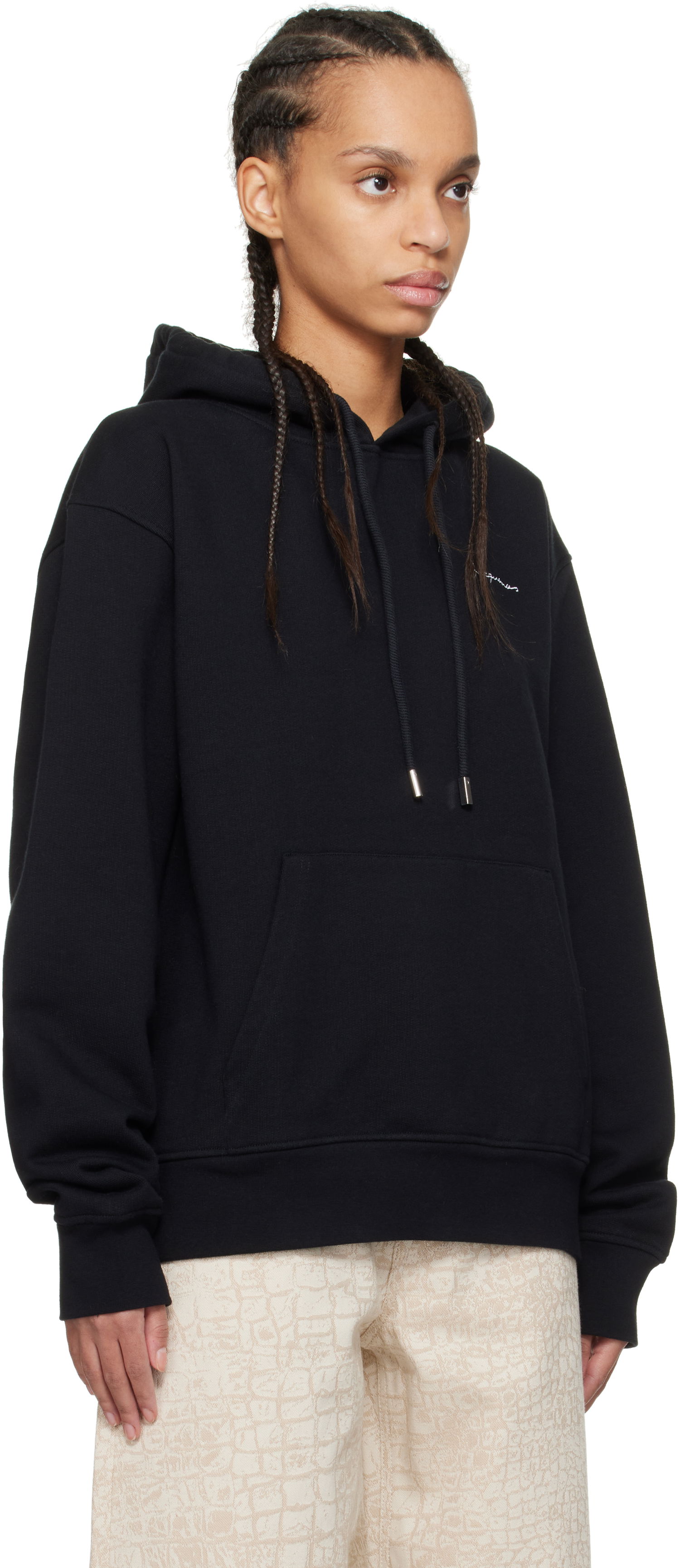 Mikina Jacquemus Les Classiques 'Le Sweatshirt Brodé' Hoodie Šedá | 22H245JS310-2120, 1