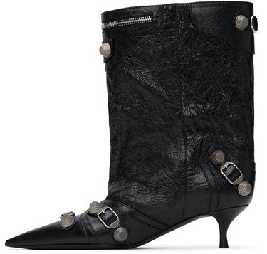 Tenisky a topánky Balenciaga Leather Ankle Boots with Metal Studs Čierna | 802082 WAD4E, 2