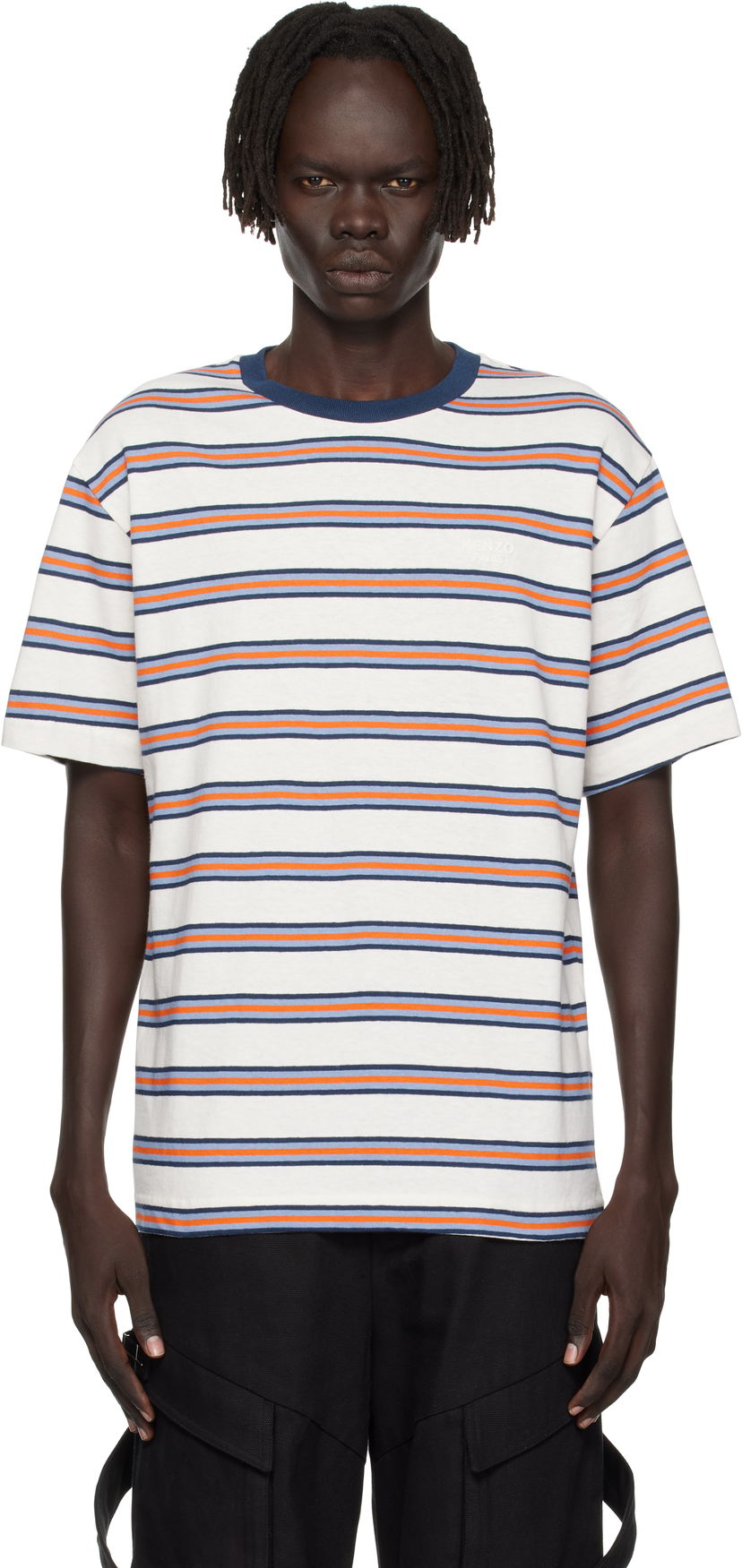 Tričko KENZO Kenzo Paris 'KENZO Coast Lines' Striped T-Shirt Rôznofarebný | FF65TS2504SM