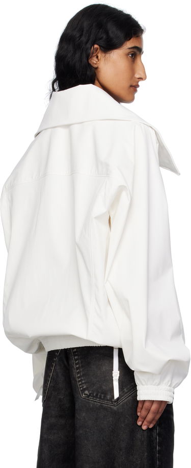 Bunda Balenciaga Balenciaga Zip Track Jacket Biela | 831513TRO31, 2