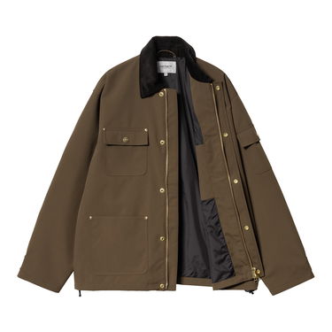 Bunda Carhartt WIP Corduroy Collar Chore Coat Zelené | I034424_19, 2