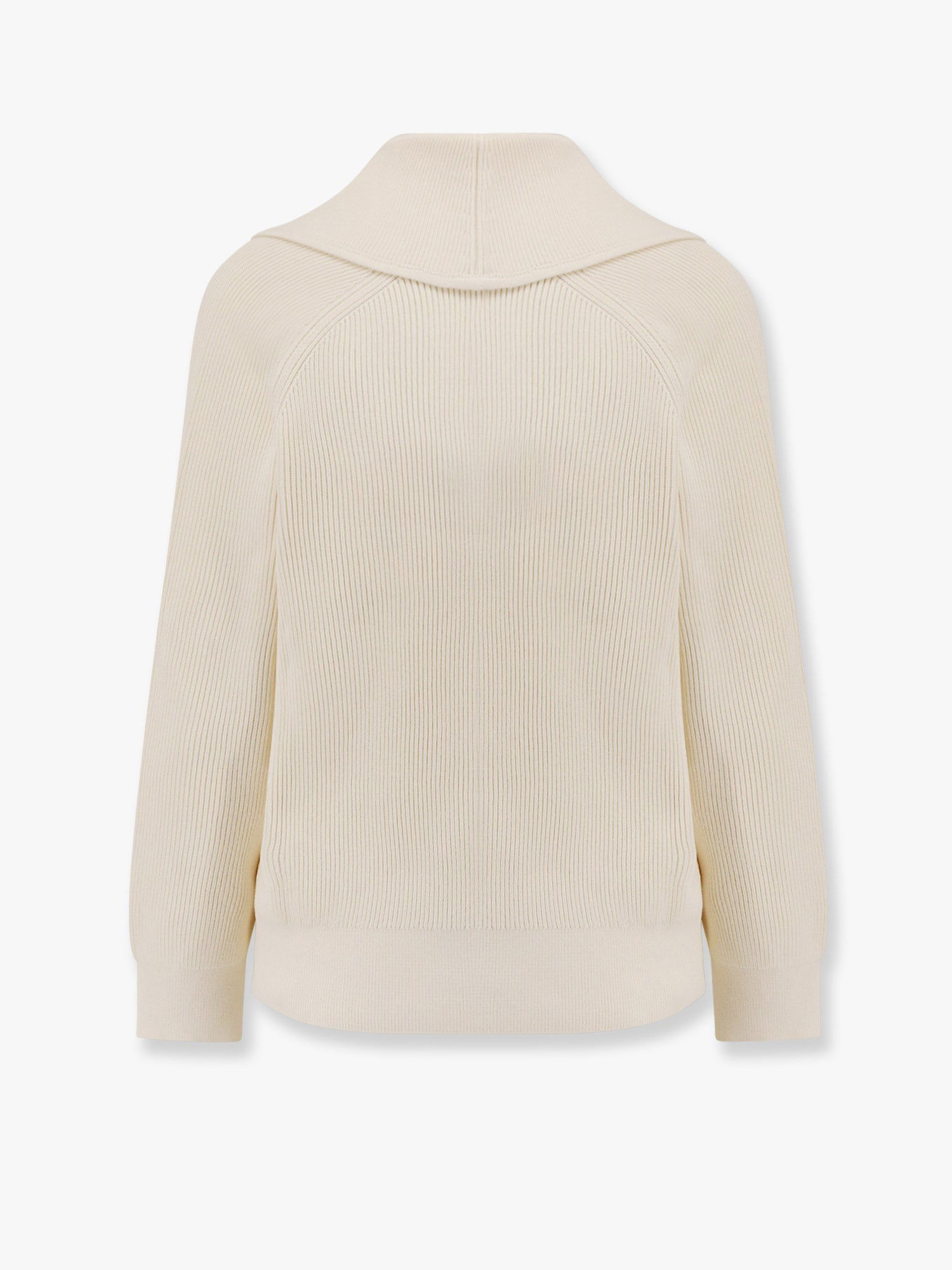 Sveter Bottega Veneta Women's Bottega Veneta Knit Cardigan with Large Collar Biela | 829580V59X09071, 1
