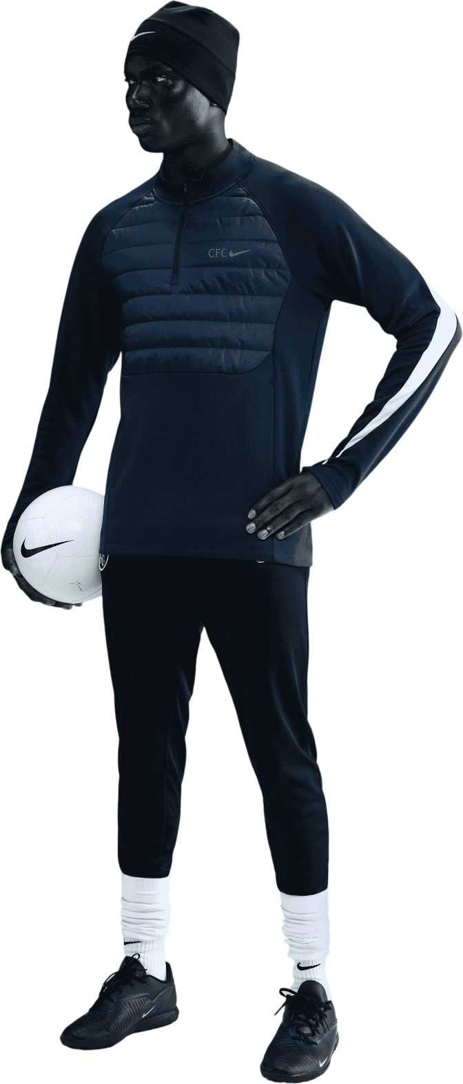 Mikina Nike FC Chelsea London Academy Padded Quarter-Zip Top Navy | hq1801-451