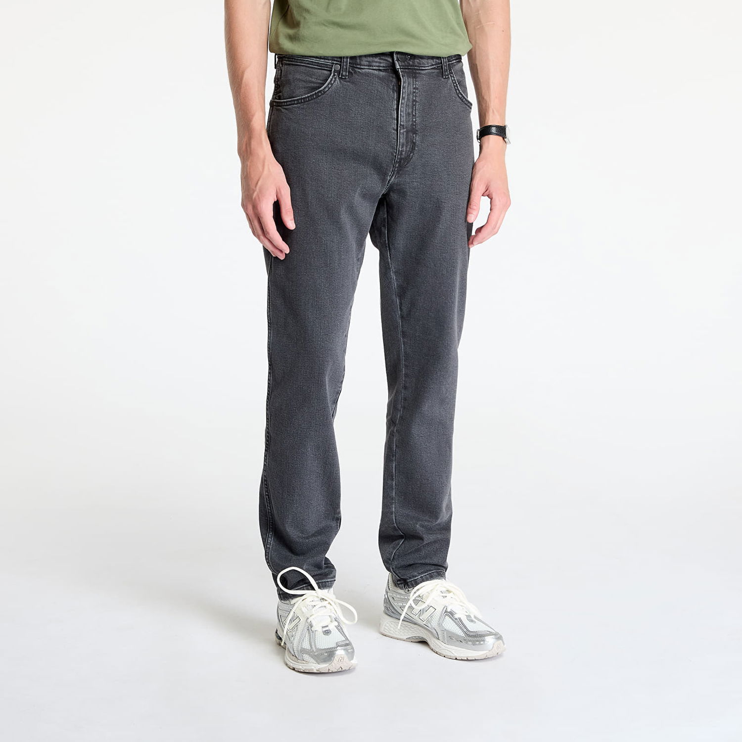 Nohavice Wrangler Pants River Coal Mine Šedá | 112356783, 0