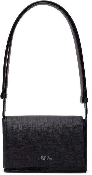 Taška cez rameno Studio Nicholson Studio Nicholson Meshi Mini Leather Bag Navy | MESHI SN - 757, 0