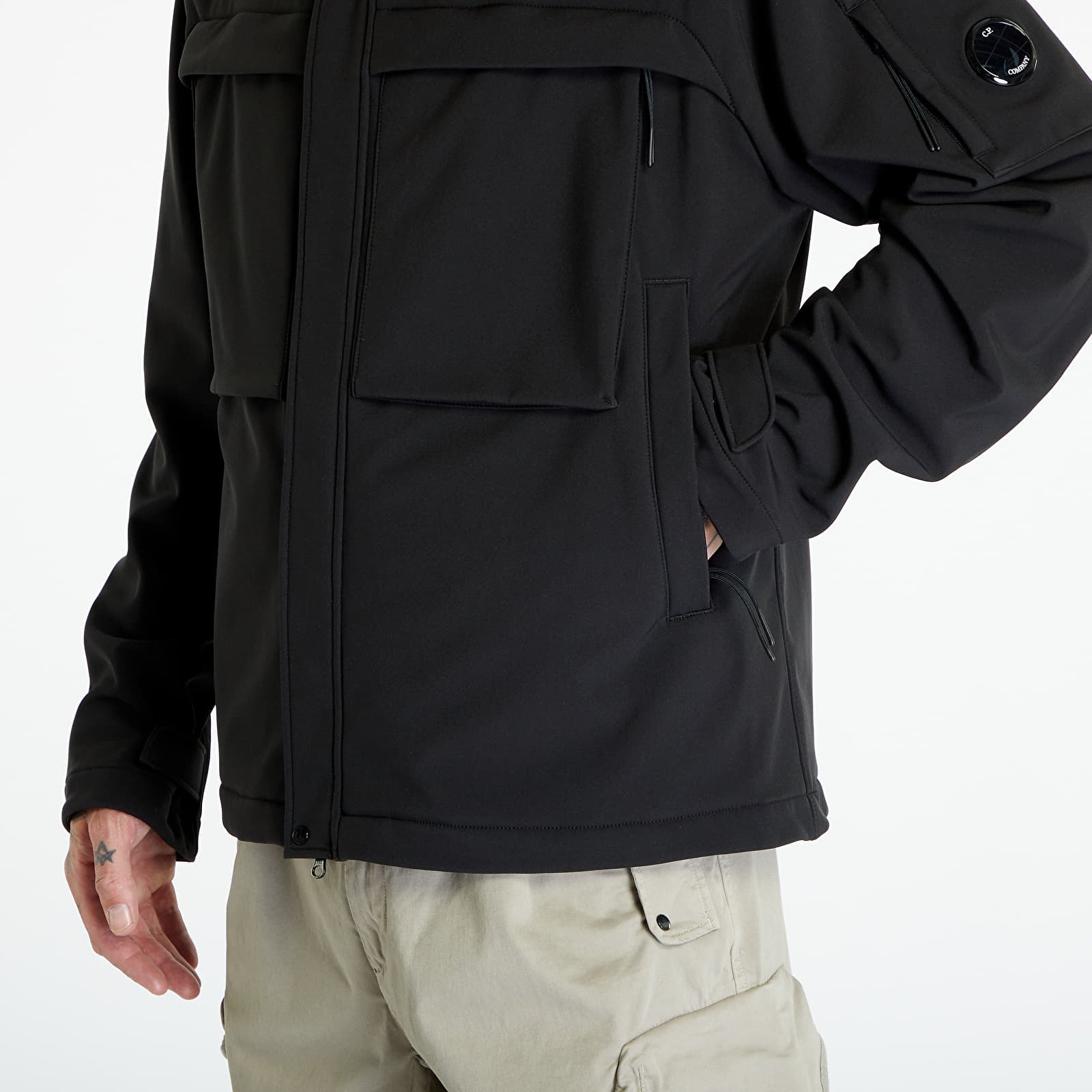 Shell-R Hooded Jacket Black