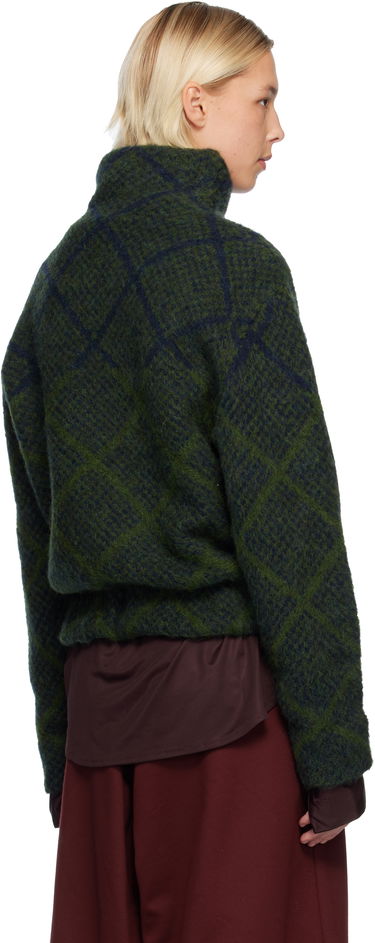 Sveter Dries Van Noten Dries Van Noten Jacquard Turtleneck Zelené | 252-011227-2709, 2