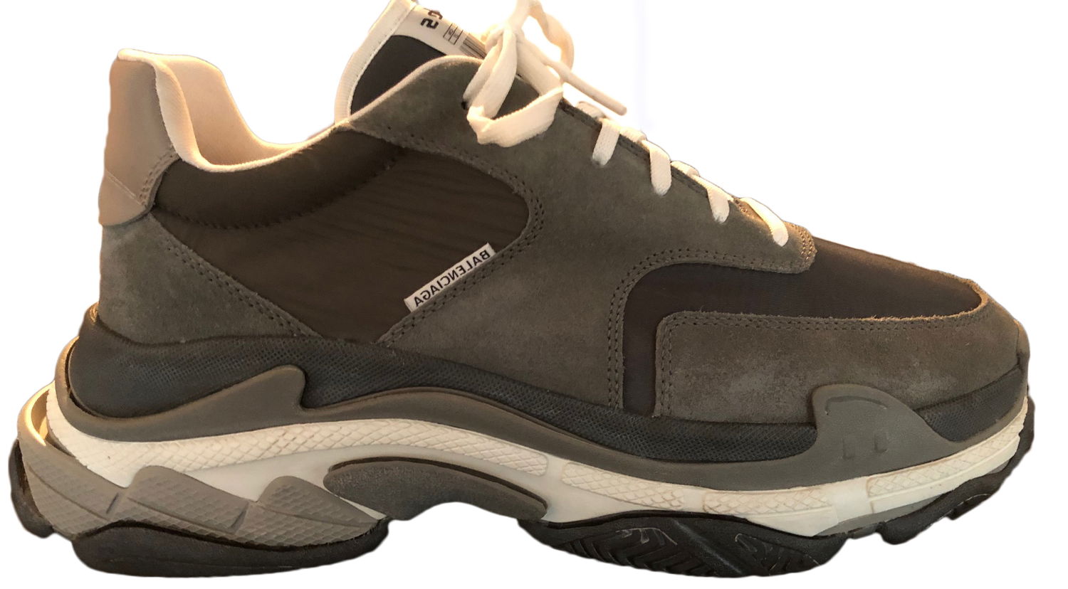 Tenisky a topánky Balenciaga Triple S 2.0 Suede Grey Black Šedá | 506346-W09S1-1214, 0