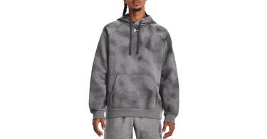Mikina Under Armour Rival Fleece Printed Hoodie Šedá | 1379759-025, 1