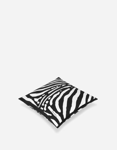Home decor Dolce & Gabbana Dolce & Gabbana Zebra Print Canvas Cushion Rôznofarebný | TCE001TCAF1UZ003, 1